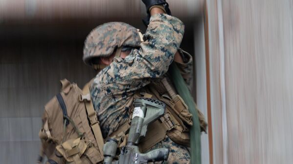 Los Marines de Estados Unidos fueron agredidos en San Clemente, Orange. - Sputnik Mundo