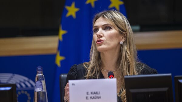 Eva Kaili, la exvicepresidenta del Parlamento Europeo - Sputnik Mundo