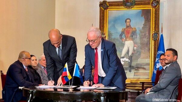 Venezuela suscribe acuerdo de cooperación de la FAO para el periodo 2023-2026 - Sputnik Mundo