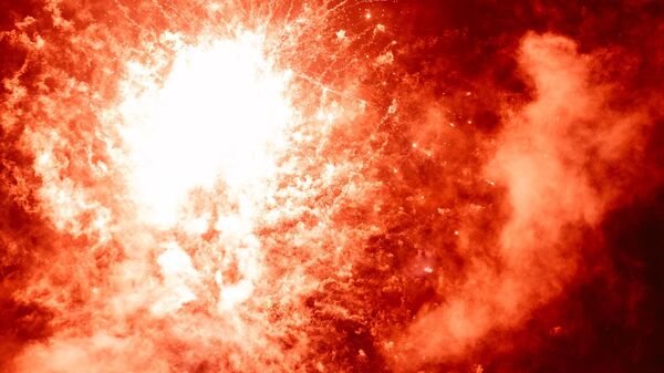 Una explosión (imagen referencial) - Sputnik Mundo