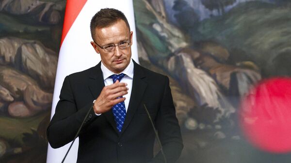Peter Szijjarto, el ministro de Exteriores húngaro - Sputnik Mundo