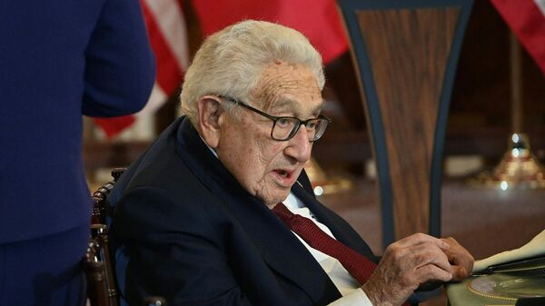Henry Kissinger, exsecretario de Estado de EEUU, en diciembre de 2022 - Sputnik Mundo