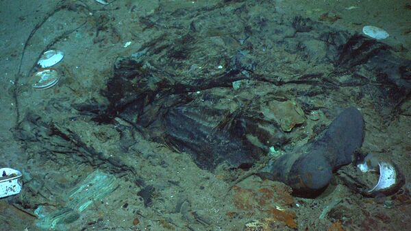 El submarino turístico se dirigía a ver los restos del Titanic, que se observan en la imagen. - Sputnik Mundo