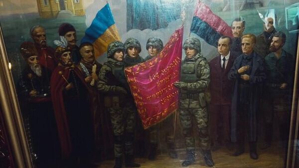 Un nuevo icono con defensores de Ucrania de distintas épocas - Sputnik Mundo