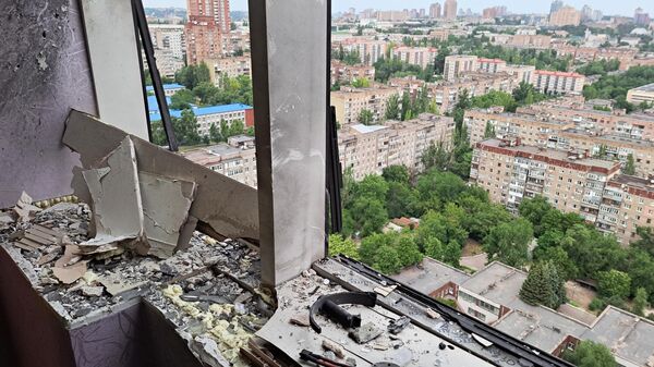 Las consecuencias del ataque ucraniano en Donetsk - Sputnik Mundo