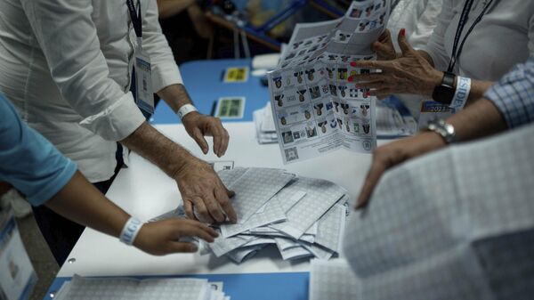 Las elecciones presidenciales en Guatemala, 2023 (archivo) - Sputnik Mundo