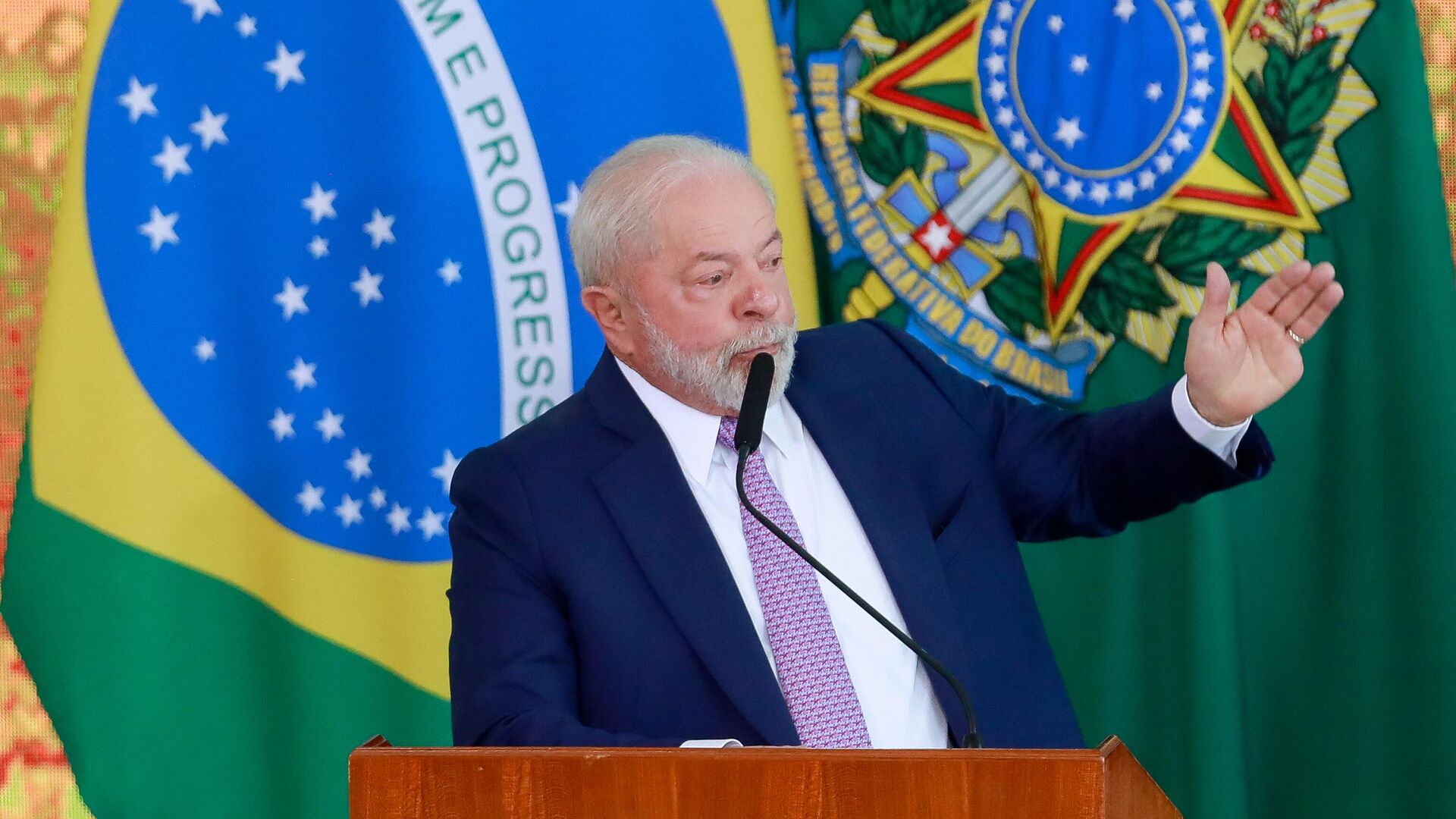 El presidente de Brasil, Lula da Silva, durante un evento en Brasilia, en junio de 2023 - Sputnik Mundo, 1920, 04.07.2023
