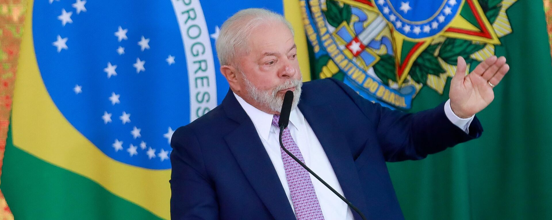 El presidente de Brasil, Lula da Silva, durante un evento en Brasilia, en junio de 2023 - Sputnik Mundo, 1920, 30.06.2023