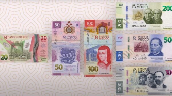 El Banco de México (Banxico) es la entidad que emite las monedas y billetes. - Sputnik Mundo