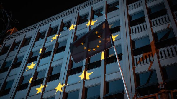 Bandera de la Unión Europea (UE) - Sputnik Mundo