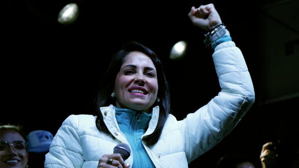 Luisa González, la única mujer candidata a la presidencia de Ecuador - Sputnik Mundo