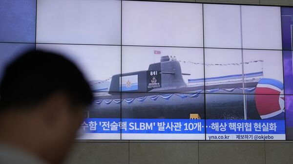 Nuevo submarino de ataque nuclear táctico de Corea del Norte - Sputnik Mundo