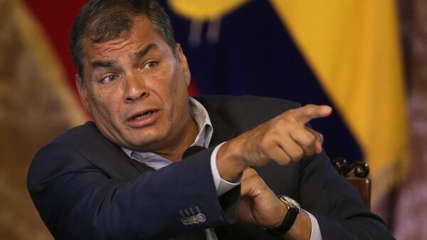 El expresidente de Ecuador Rafael Correa (2007-2017)  - Sputnik Mundo