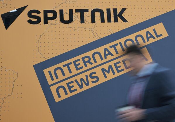 El stand de Sputnik en el Foro Económico Oriental. El stand de Sputnik en el Foro Económico Oriental. - Sputnik Mundo