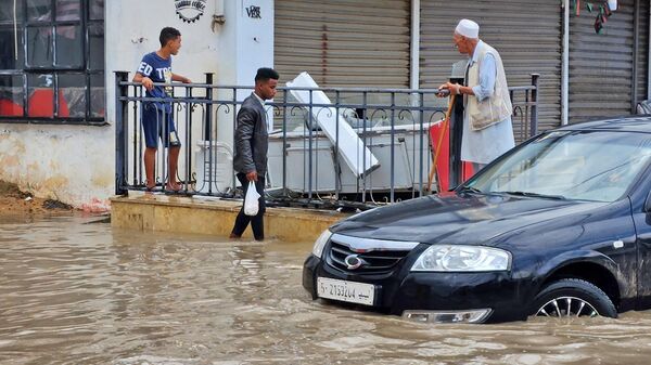 Las inundaciones en Libia, el 19 de octubre, 2022 - Sputnik Mundo