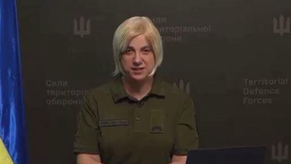 Sarah Ashton-Cirillo, la portavoz de las FFAA de Ucrania - Sputnik Mundo