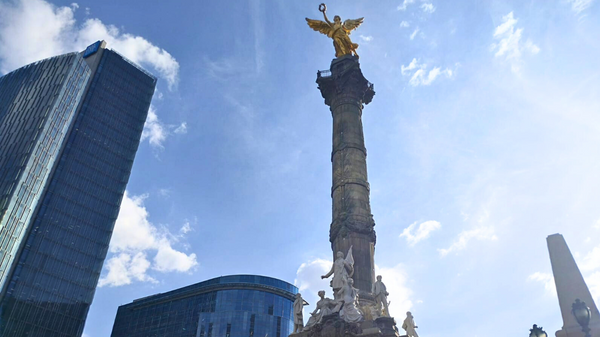  El Monumento a la Independencia, mejor conocido como el Ángel de la Independencia, está ubicado en la Ciudad de México. - Sputnik Mundo
