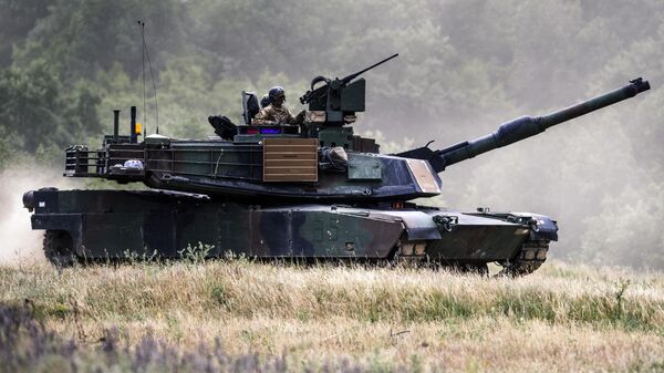 Carro de combate M1A2 Abrams del Ejército de EEUU - Sputnik Mundo