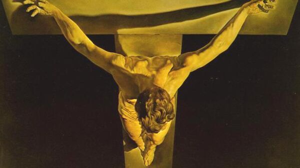 Cristo de San Juan de la Cruz (fragmento), el cuadro del pintor español Salvador Dalí  - Sputnik Mundo