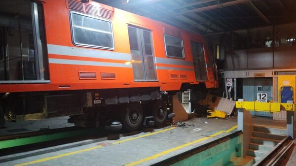 Un convoy del Metro de la Ciudad de México se estrelló en la Línea 6. - Sputnik Mundo