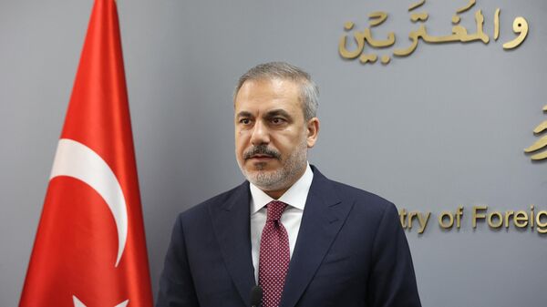 El ministro de Exteriores de Turquía, Hakan Fidan - Sputnik Mundo