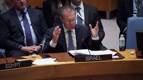El embajador de Israel ante las Naciones Unidas, Gilad Erdan. - Sputnik Mundo