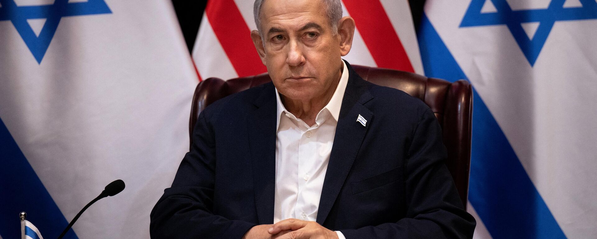 El primer ministro de Israel, Benjamin Netanyahu, el 18 de octubre de 2023 - Sputnik Mundo, 1920, 27.10.2023
