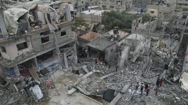 Consecuencias de los bombardeos israelíes en Gaza, el 29 de octubre - Sputnik Mundo
