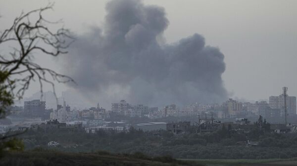 Consecuencias de ataques israelíes contra la Franja de Gaza - Sputnik Mundo