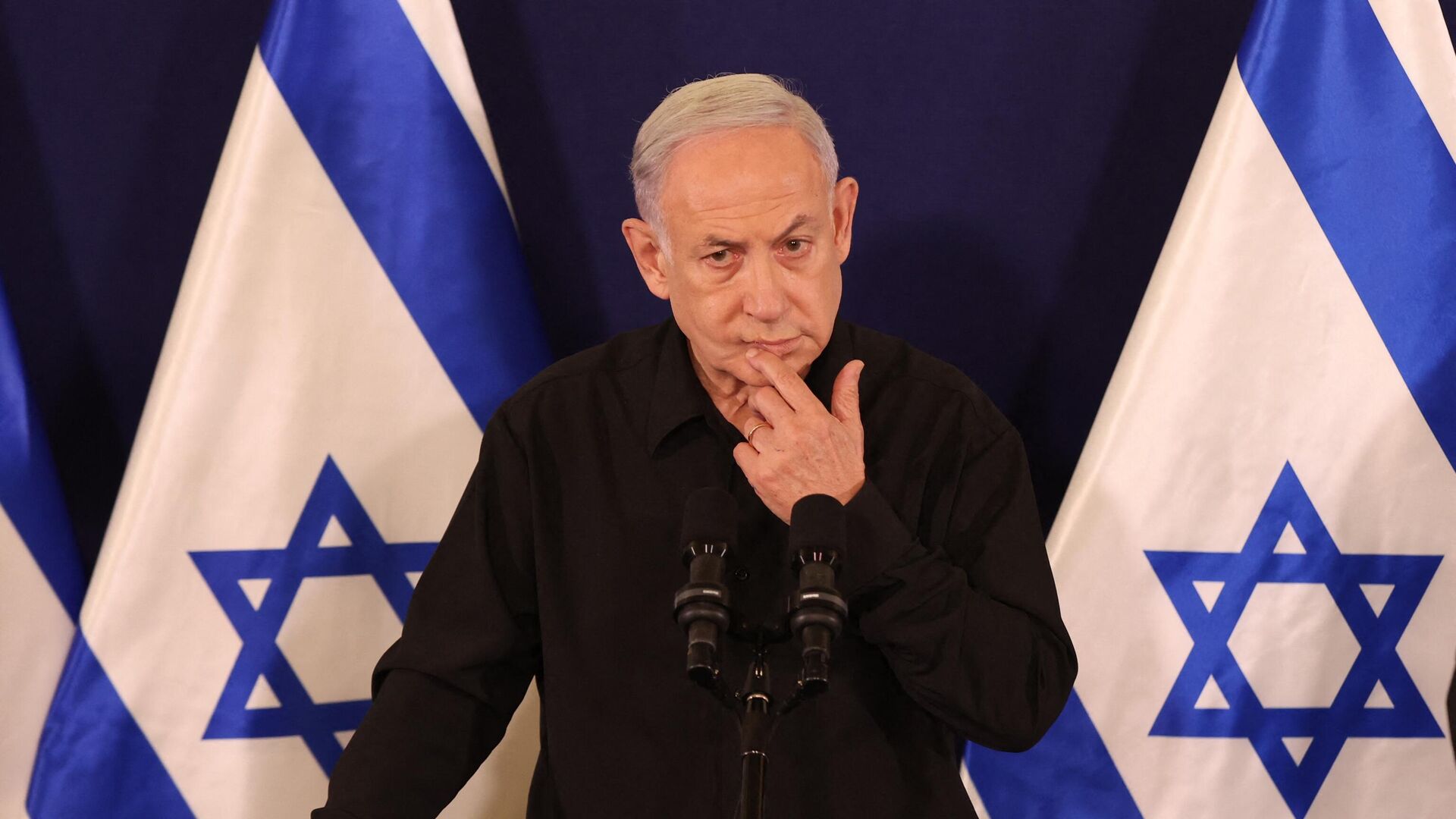 Benjamín Netanyahu, el primer ministro israelí   - Sputnik Mundo, 1920, 30.11.2023
