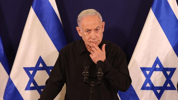 Benjamín Netanyahu, el primer ministro israelí   - Sputnik Mundo