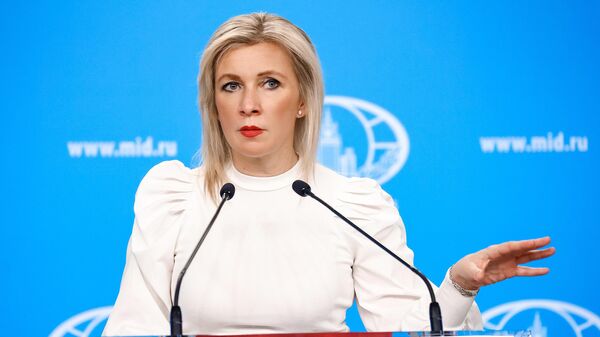 María Zajárova, la vocera del Ministerio de Exteriores de Rusia - Sputnik Mundo
