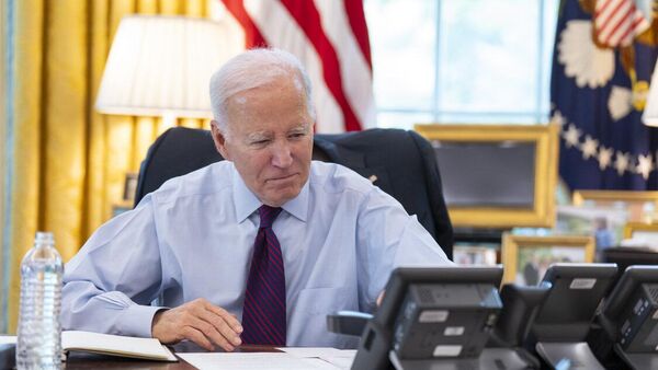 El presidente de Estados Unidos, Joe Biden - Sputnik Mundo