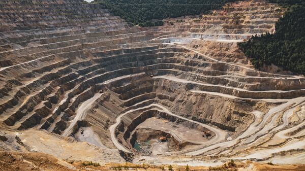 Una mina de cobre. Imagen referencial - Sputnik Mundo