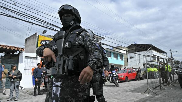 Operación de fuerzas de seguridad en Ecuador - Sputnik Mundo