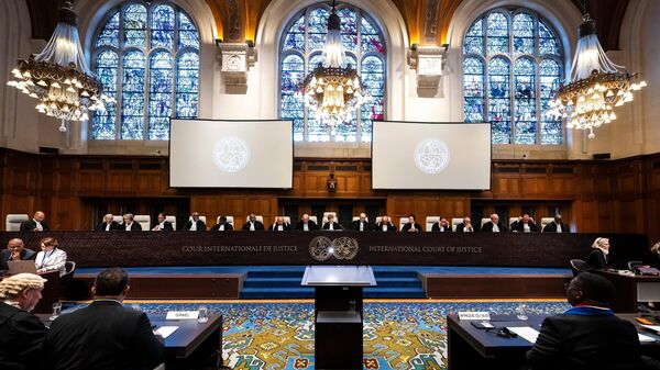 Audiencia en la Corte Internacional de Justicia por la denuncia de Sudáfrica contra Israel - Sputnik Mundo