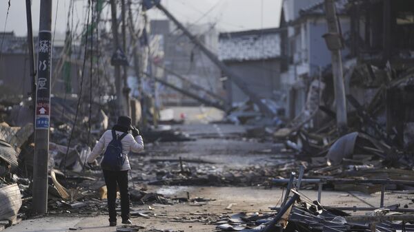 Las consecuencias del terremoto en Japón el 1 de enero, 2024 - Sputnik Mundo