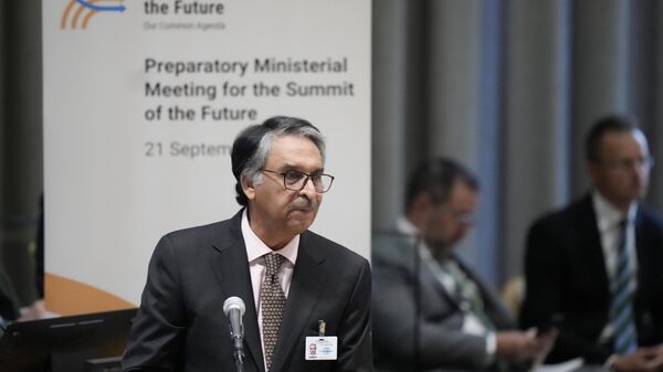 El ministro de Exteriores en funciones de Pakistán, Jalil Abás Jilani - Sputnik Mundo