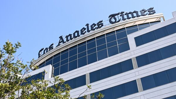 Vista de la sede de 'Los Angeles Times'  - Sputnik Mundo