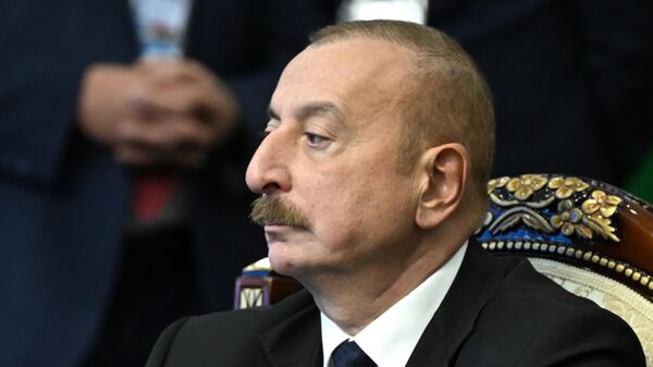 El presidente de Azerbaiyán, Ilham Aliev - Sputnik Mundo
