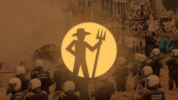 Protestas de agricultores en Europa - Sputnik Mundo