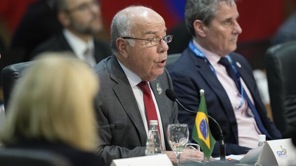 El ministro de Relaciones Exteriores brasileño, Mauro Vieira - Sputnik Mundo