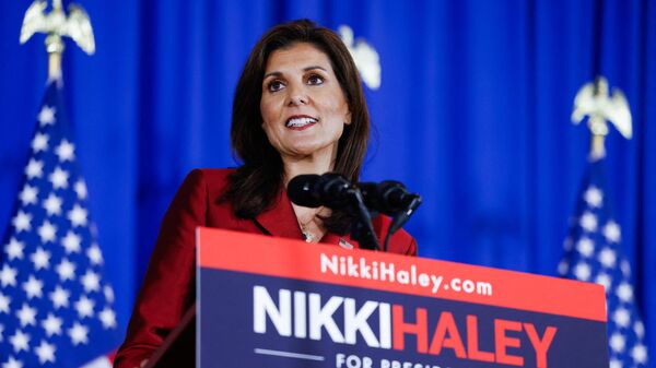 Nikki Haley, aspirante republicana a la presidencia de EEUU y ex embajadora ante la ONU, en Charleston, Carolina del Sur, el 24 de febrero de 2024 - Sputnik Mundo