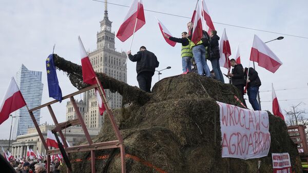 Protestas de los agricultores en Polonia - Sputnik Mundo