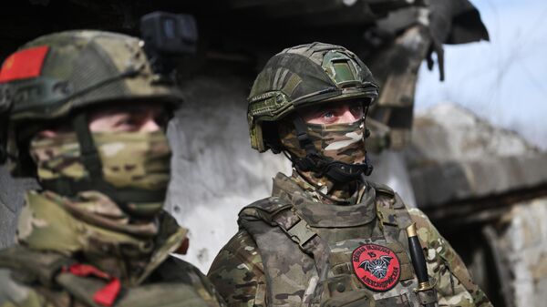 Soldados del Distrito Militar Central en la zona de la operación militar especial  - Sputnik Mundo