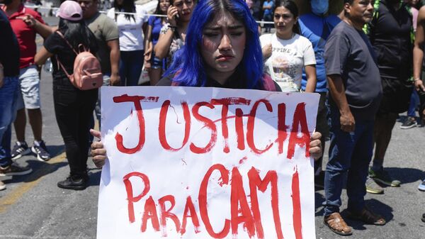 La niña Camila, de 8 años, fue encontrada muerta en un camino en el estado de Guerrero, al sur de México, lo que suscitó diversos hechos violentos. - Sputnik Mundo