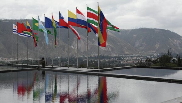 Banderas de UNASUR - Sputnik Mundo