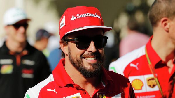 Fernando Alonso durante el Gran Premio de Abu Dabi, en 2014 - Sputnik Mundo
