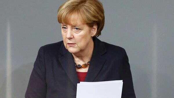 Angela Merkel, canciller de Alemania considera inevitables las sanciones hasta que Moscú respete la soberanía ucraniana 18 de diciembre , 2014 - Sputnik Mundo