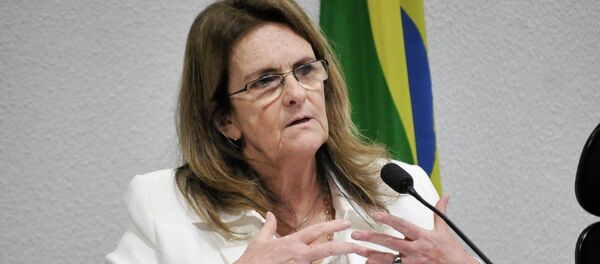 Graça Foster, presidenta de Petrobras Graça Foster, presidenta de Petrobras - Sputnik Mundo